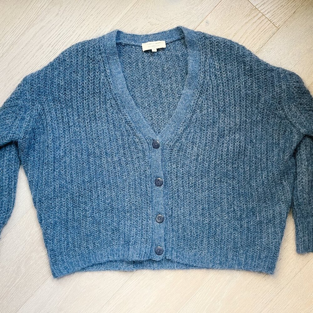 EUC Sezane Achille Cardigan Size XS Mohair/Merino blend